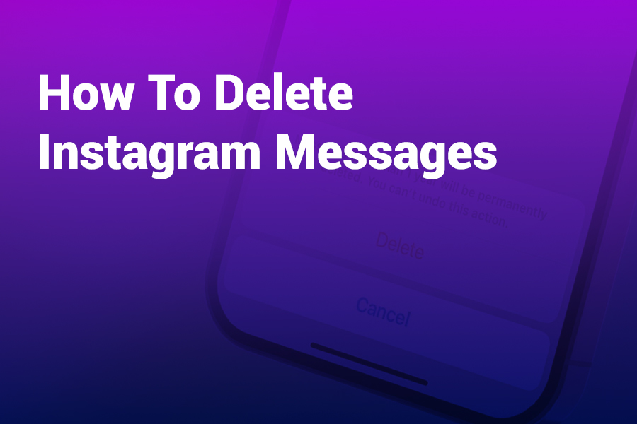 how to delete instagram messages
