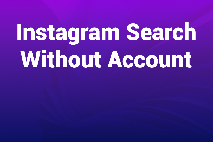 instagram search without account
